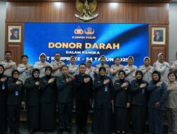 Kabid Kesjas Korbrimob Polri Pimpin Kegiatan Donor Darah Peringati HUT Ke-54 KORPRI Polri Tahun 2025