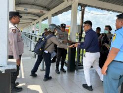 Sterilisasi Penyeberangan Lembar-Padangbai, Patroli di Dermaga dan Kapal