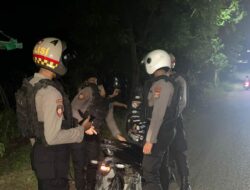 Zero Aksi Kriminalitas Menjelang Perayaan Natal dan Tahun Baru Satsamapta Polres Bima Pertebal Patroli KRYD